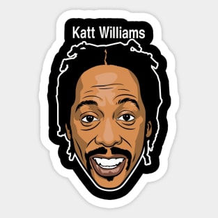 Katt Williams Funny Face Sticker